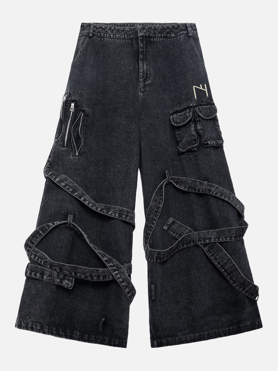 NEV Multi-strap Wrap Draggin Jeans [Recommend By@(๏)] – nevstudio