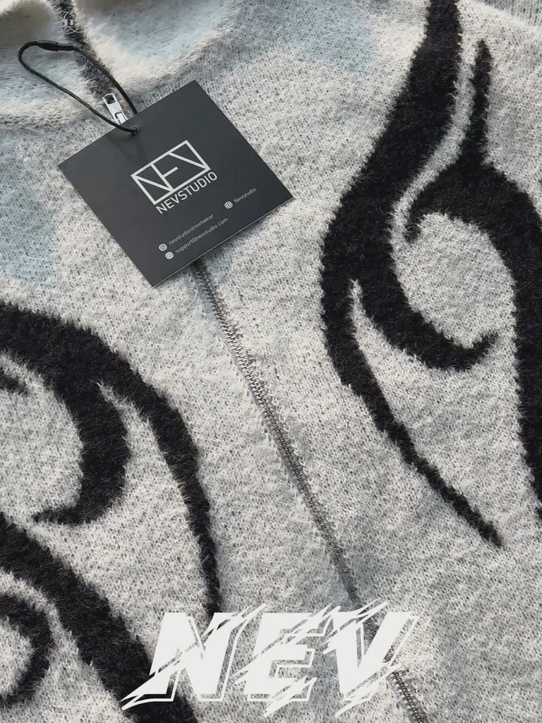 NEV Flame Graphic Sweater Hoodie – nevstudio
