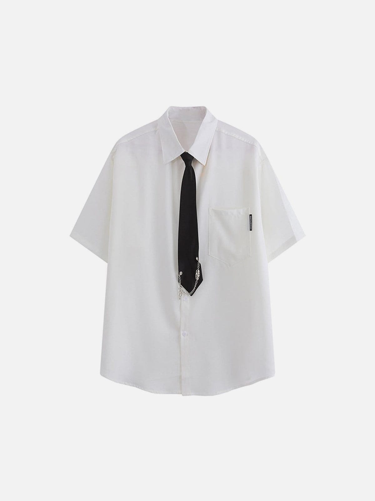 NEV Falme Chain Tie Short Sleeve Shirt