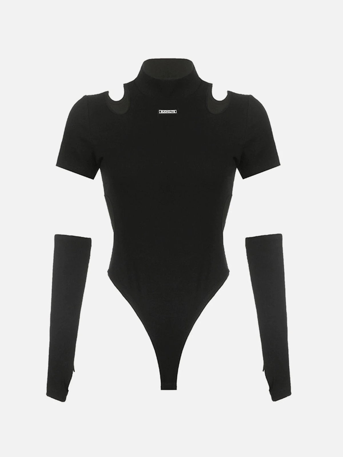 NEV Hollow Cuff Out Bodysuit