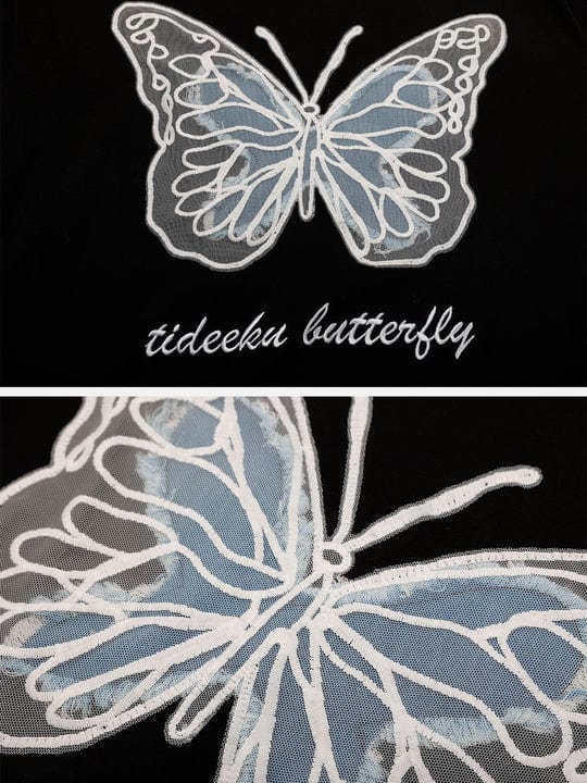 NEV Tideeku Mesh Butterfly Patch Tee