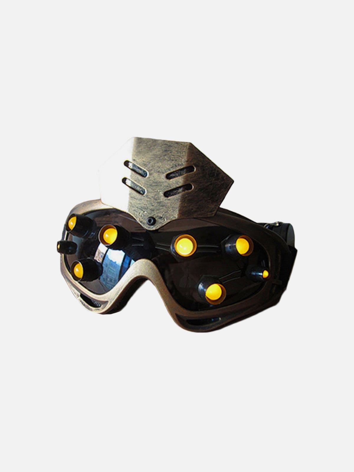 NEV Cyberpunk Mechanical Sci-fi Steam Glow Mask