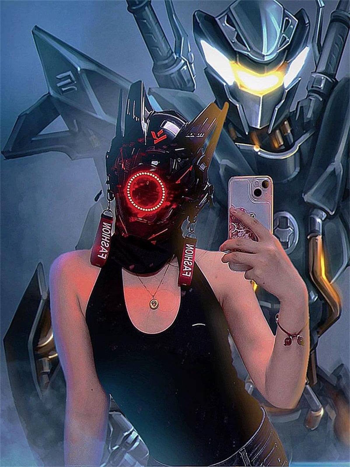 [Advanced Series] Cyberpunk Halo Mask