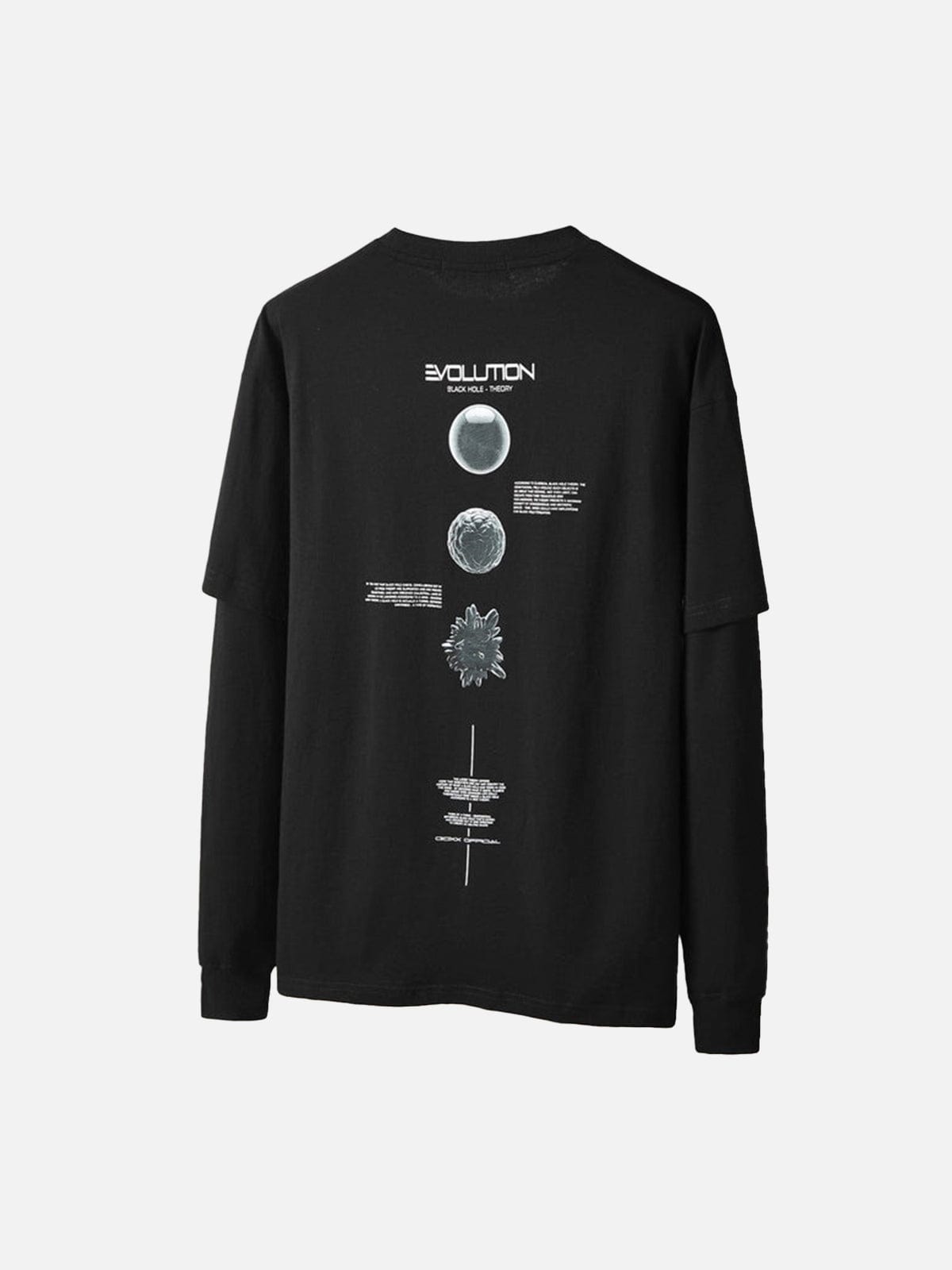 NEV Fake Two Cell Evolution Print Sweatshirt