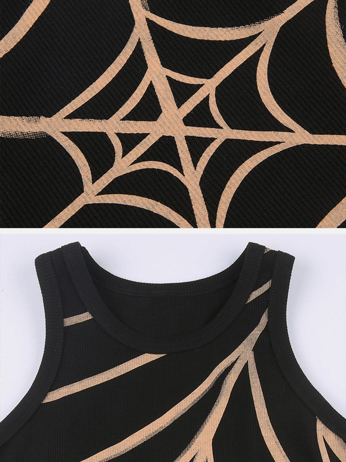 NEV Spider Web Print Vest